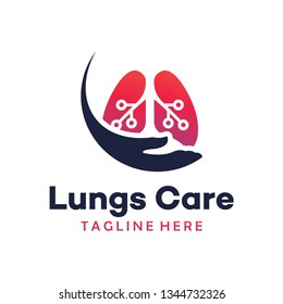 lungs care logo icon