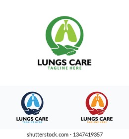 lungs care logo icon