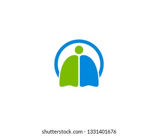 Lungs Care Logo Template Design Vector
