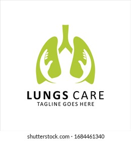 Lungs Care Logo Template Design Vector Stock Vector (Royalty Free ...