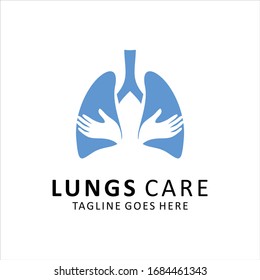 Lungs Care Logo Template Design Vector, Emblem, Design Concept, Creative Symbol, Icon, lungs care  Idea logo design inspiration.