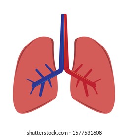 Lungs Clip Art Design Vector Illustration Stock Vector (Royalty Free ...