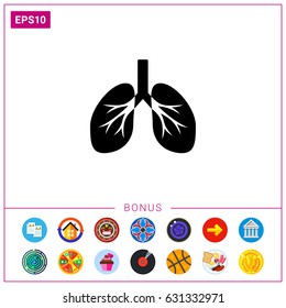 Lungs Concept Icon