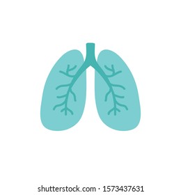 lungs doodle icon, vector illustration