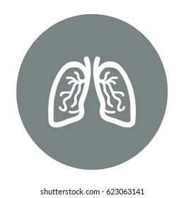 Lungs. Icon.