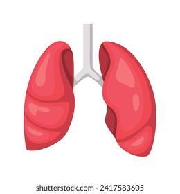 Lungs icon design illustration. Vector design