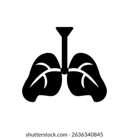 lungs icon design vector art