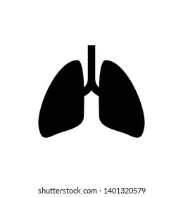 Lungs icon. Health and medical icon