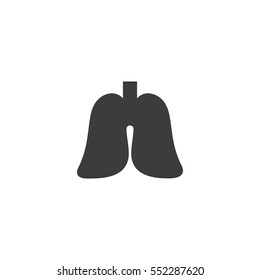 lungs icon. sign design