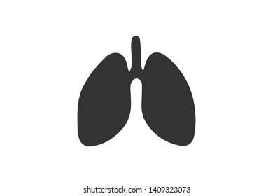 lungs icon stock vector lung icon vector illustration organ icon vector