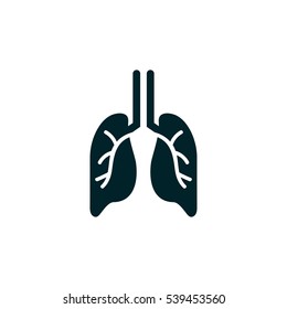 Lungs Icon, vector illustration