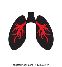 lungs icon vector illustration design 