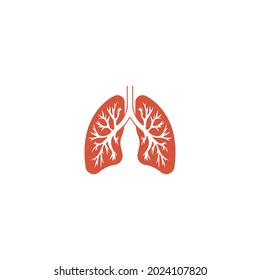 Lungs icon vector illustration design template.Eps 10