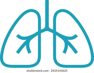 lungs icon vector illustration design