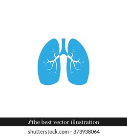 Lungs icon vector illustration eps10.
