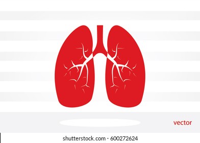 Lungs icon vector illustration eps10.