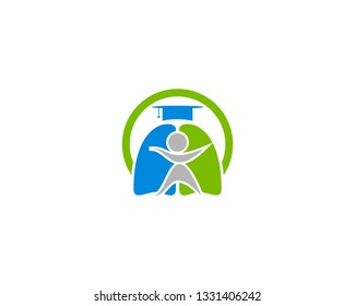 Lungs Learn logo template