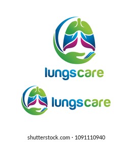 lungs logo icon design