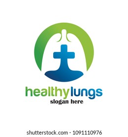lungs logo icon design