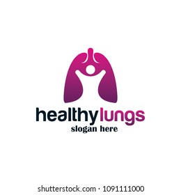 Lungs Logo Icon Design