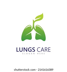 lungs logo icon vector illustration design