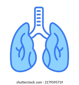 pulmones Diseño de conceptos modernos, ilustración vectorial