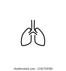 Pulsa la ilustración de la línea simple.Icono del vector aislado en fondo blanco. 