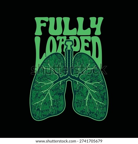LUNGS SMOKER VECTOR ART DESIGN