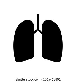 lungs vector icon