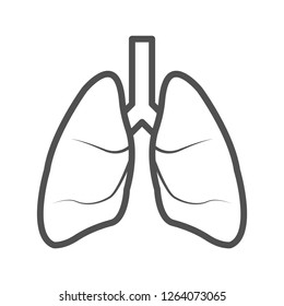 Human Anatomy Lungs Sketch Engraving Style Stock Vector (Royalty Free ...