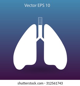 Lungs vector illustration