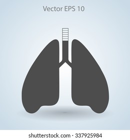 Lungs vector illustration