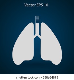 Lungs vector illustration