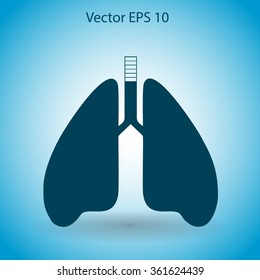 Lungs vector illustration