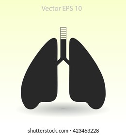 Lungs vector illustration