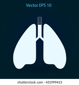 Lungs vector illustration