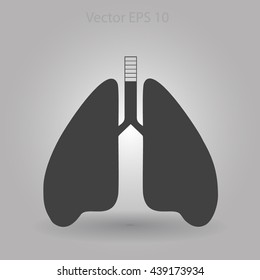 Lungs vector illustration