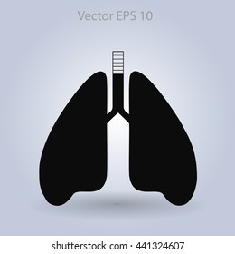 Lungs vector illustration