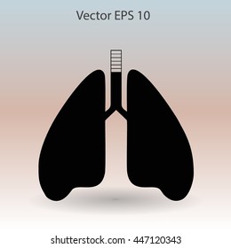 Lungs vector illustration