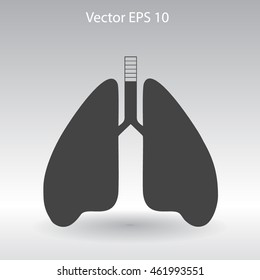 Lungs vector illustration
