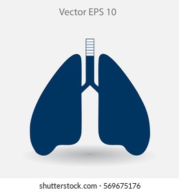 Lungs vector illustration