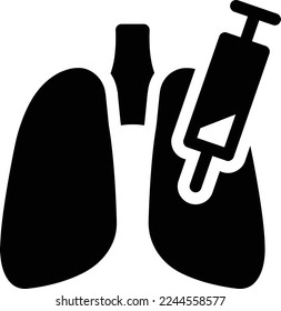 lungs Vector illustration on a transparent background. Premium quality symmbols. Glyphs vector icons for concept and graphic design.