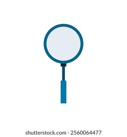 Lup vector icon, detective tool sign icon, exploration tool illustration, isolated on white background. 