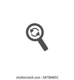 lupa icon. sign design