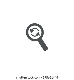 lupa icon. sign design