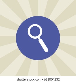 lupa icon. sign design. background