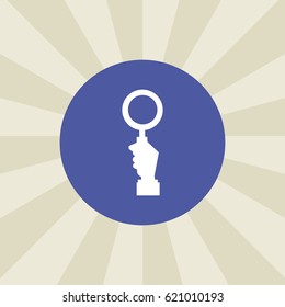 lupa icon. sign design. background