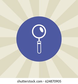 lupa icon. sign design. background