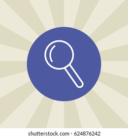 lupa icon. sign design. background