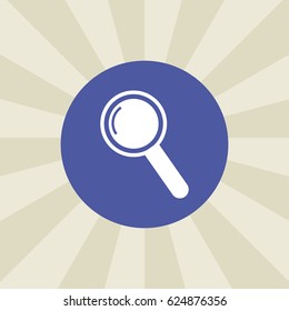 lupa icon. sign design. background
